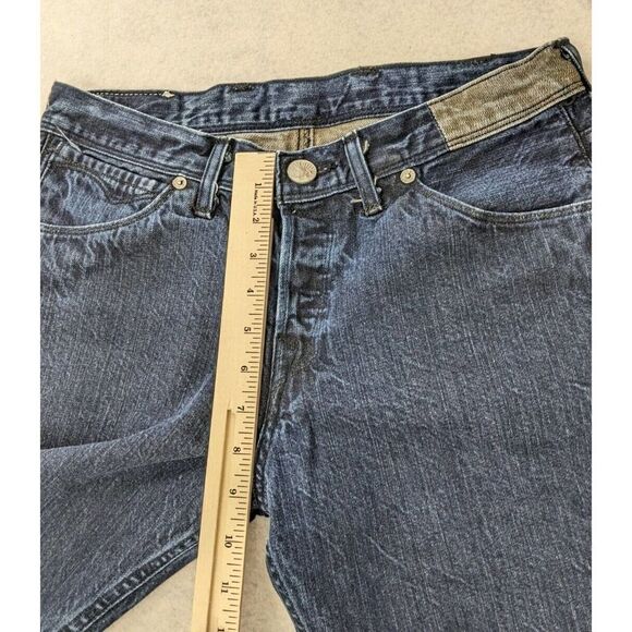 Levi's Blue Carefully Nurtured 31x34 Mens Denim Jeans European 100% Cotton H - Picture 7 of 9